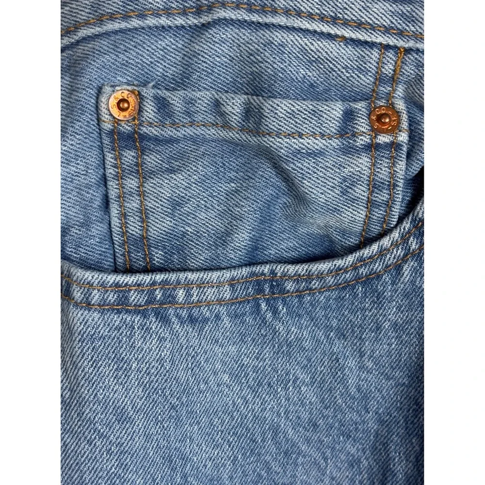 Levi's 505 Regular Fit Jeans Mens 34x29 Blue Cotton Denim Classic Straight Leg
